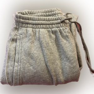 Grey sweatpants